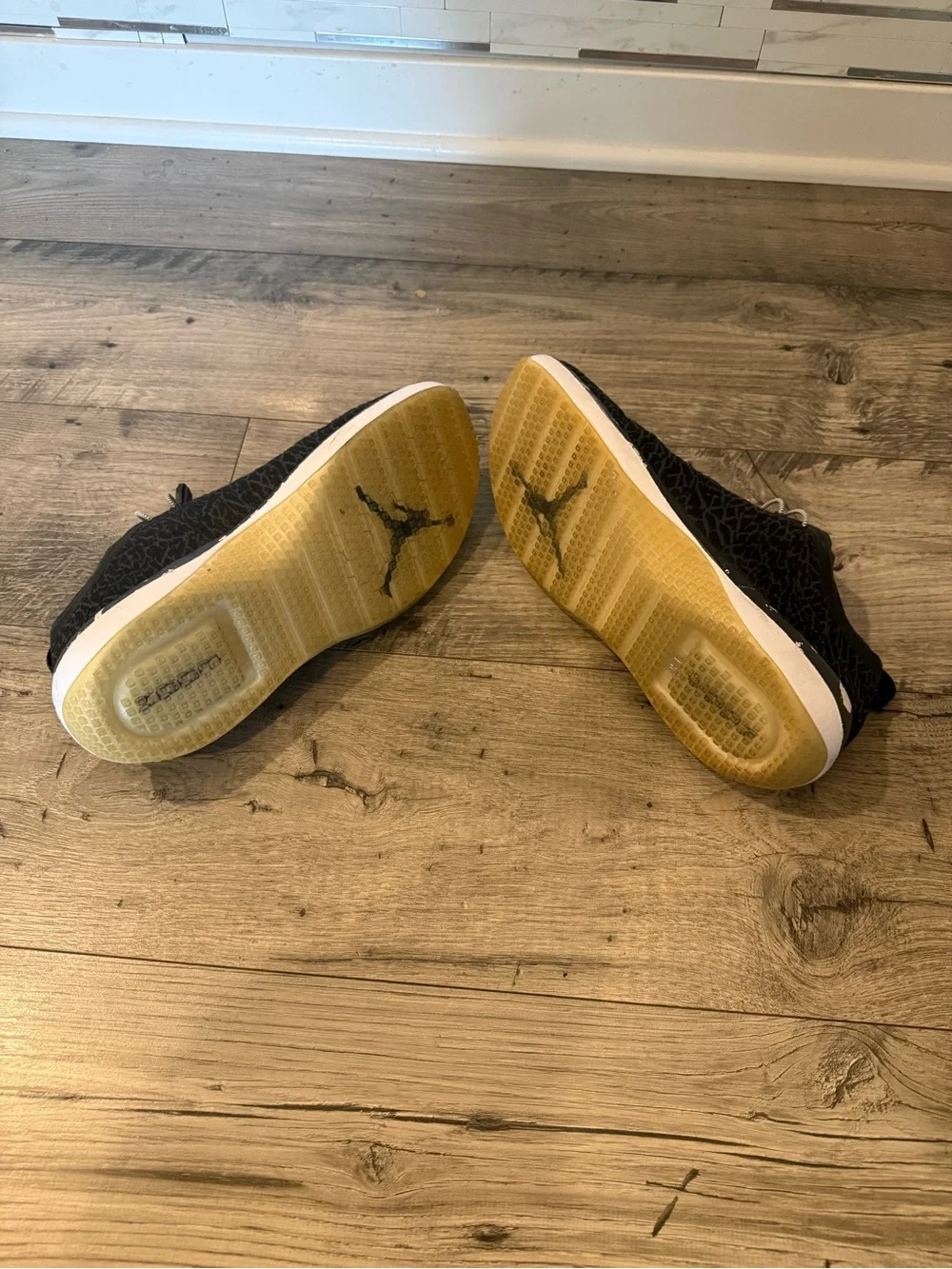 Jordan Low-Top Black and White Jumpman Sneakers